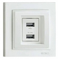 Розетка usb mono electric despina 102-170005-178